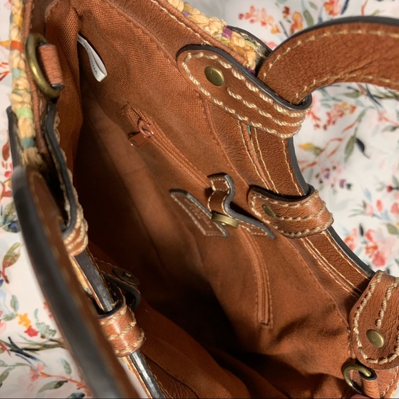 Fossil woven handbag cute retro vibes! - Picture 6 of 9